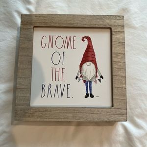Rae Dunn- Gnome of the Brave Sign